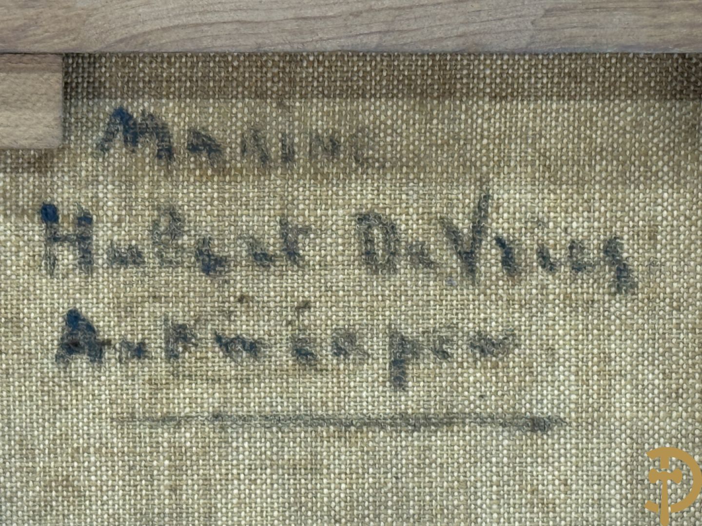 DE VRIES Hub. getekend 