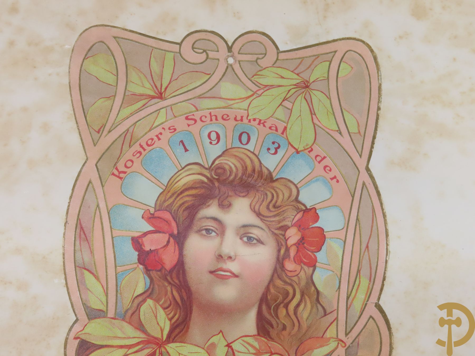 Verzamelmap met +/-30 Art Nouveau chromolitho