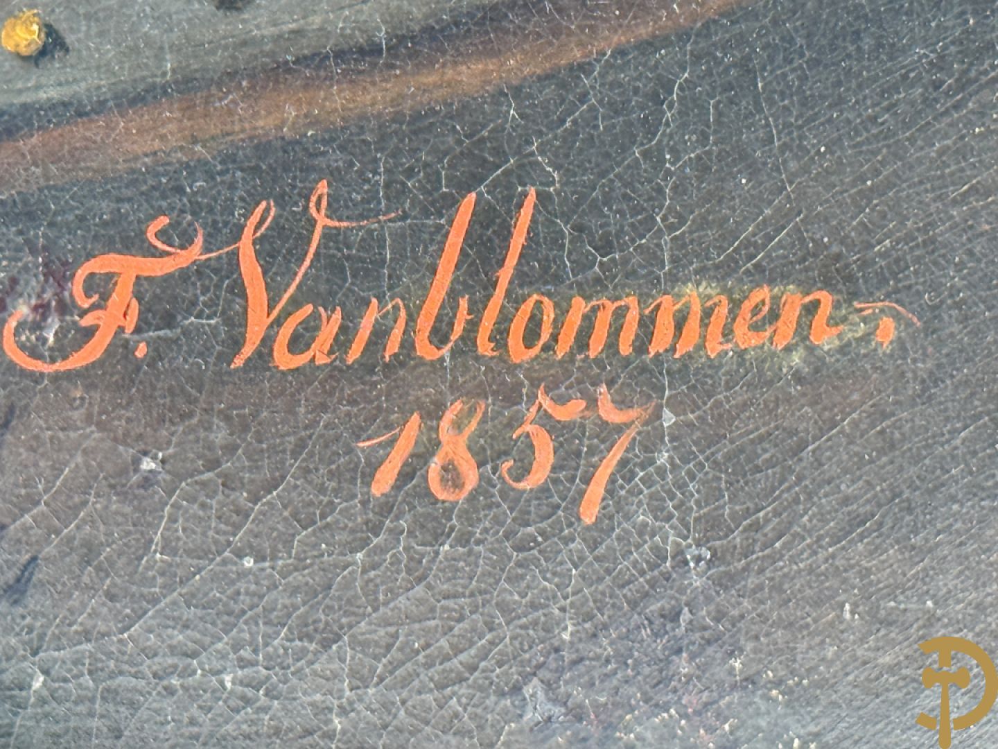 VAN BLOMMEN F. getekend 1897 