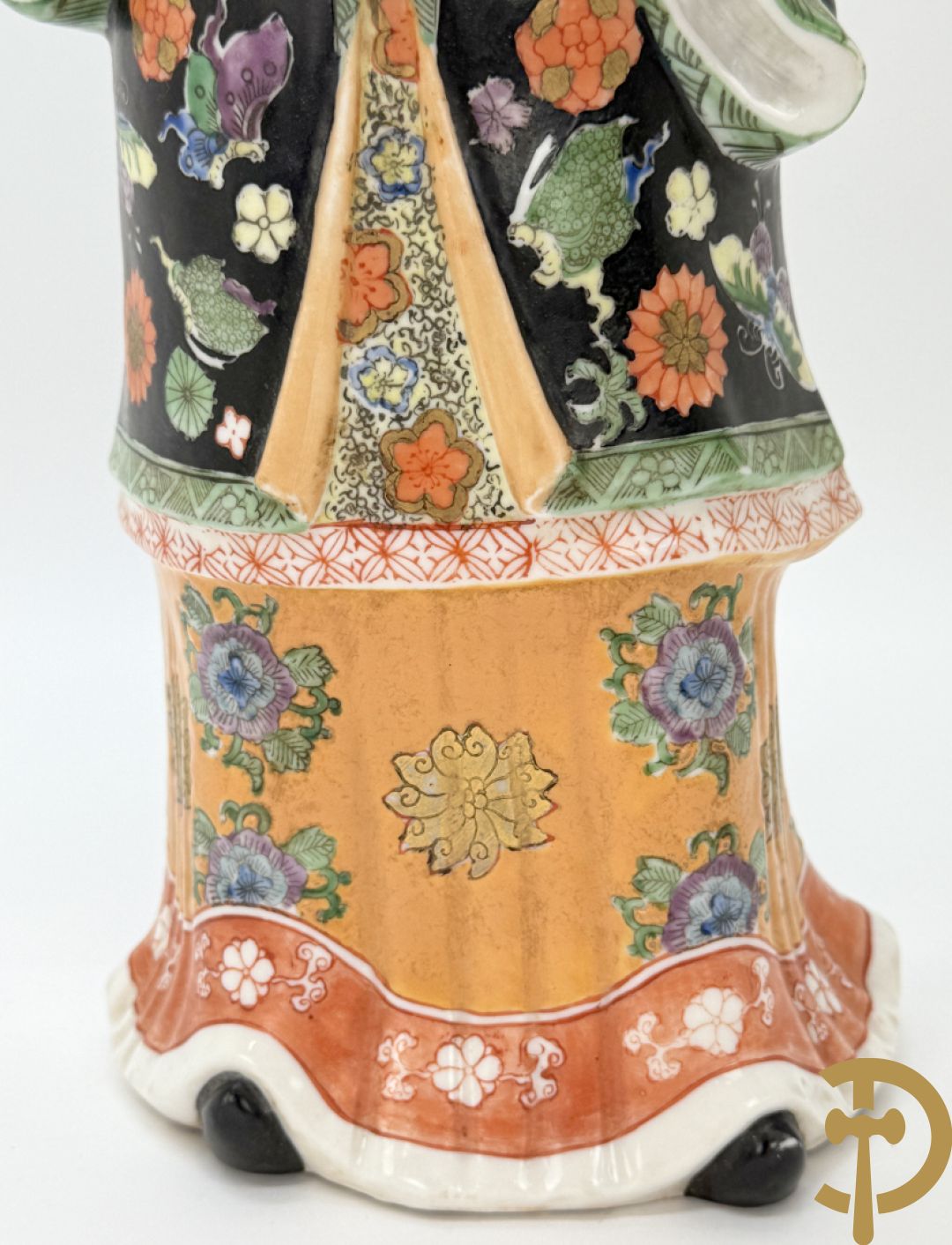 Porseleinen handbeschilderde geisha