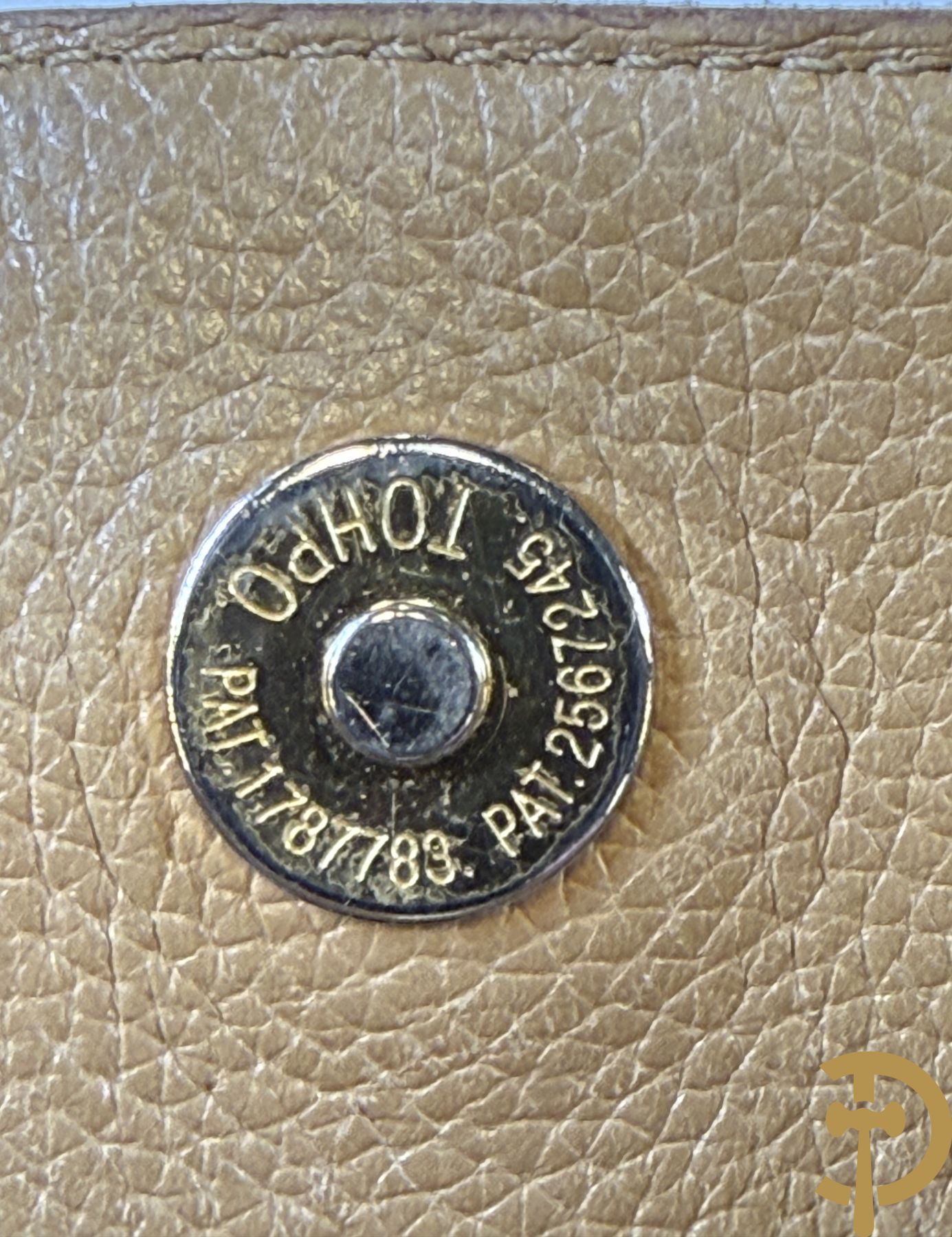 Lederen handtas Delvaux