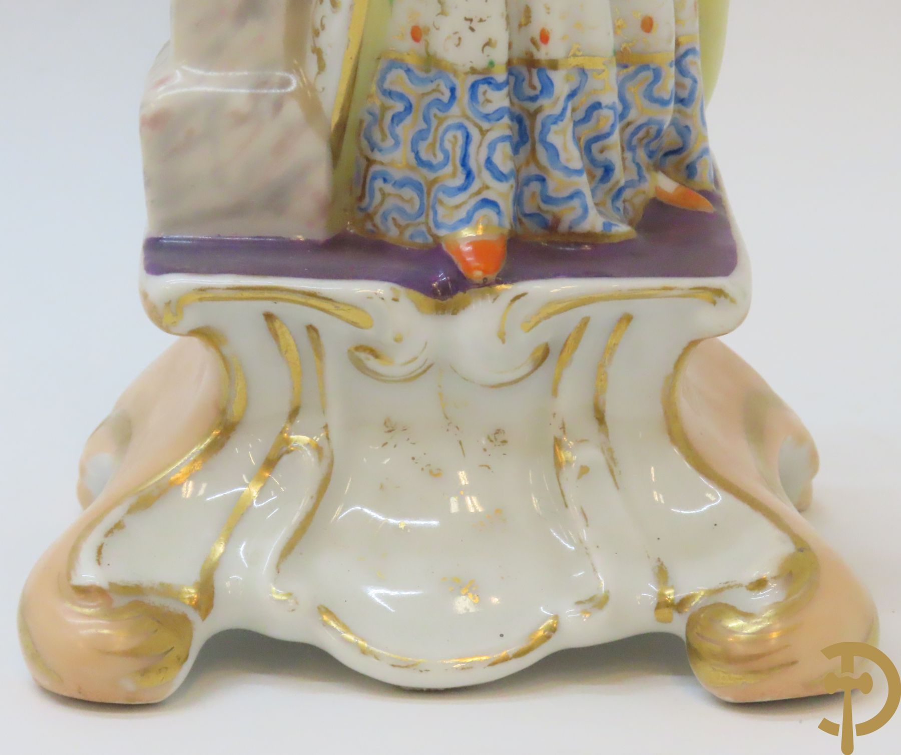 Paar porseleinen kandelaars Vieux Paris, 19e