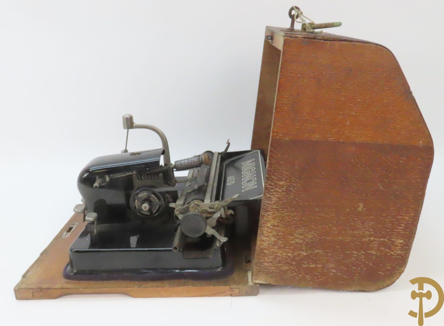 Typmachine uit de jaren 1920 / 30, AEG Mignon model 3 koffer - vanaf 1913 geproduceerd