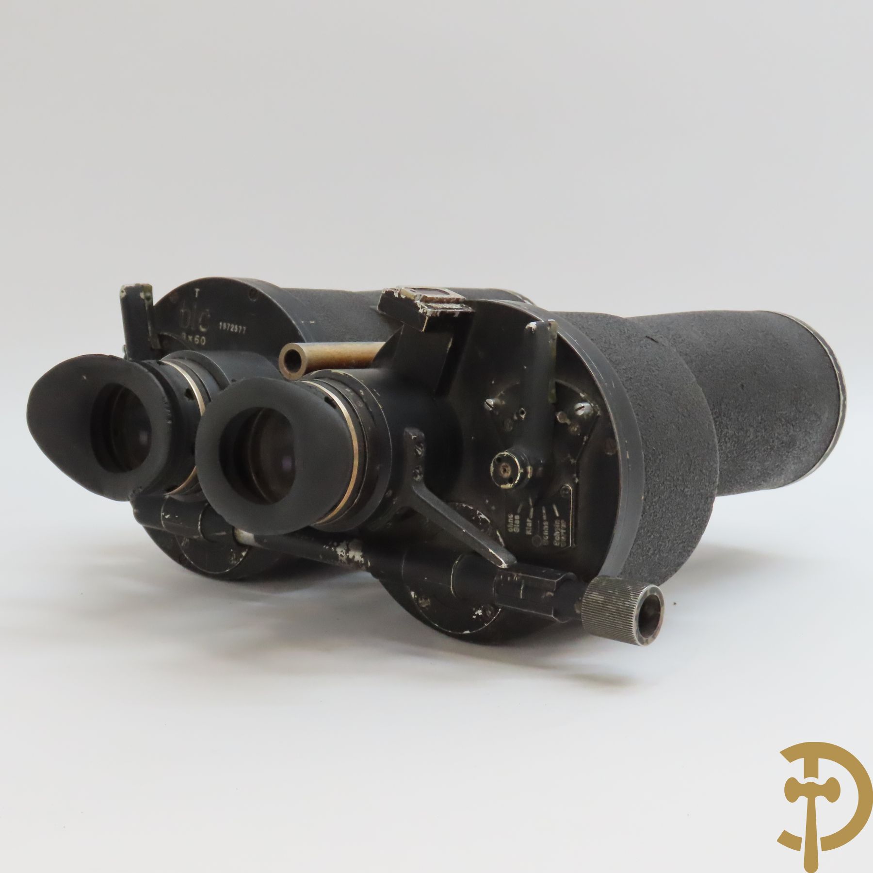 Oude verrekijker van de Duitse Kriegsmarine 